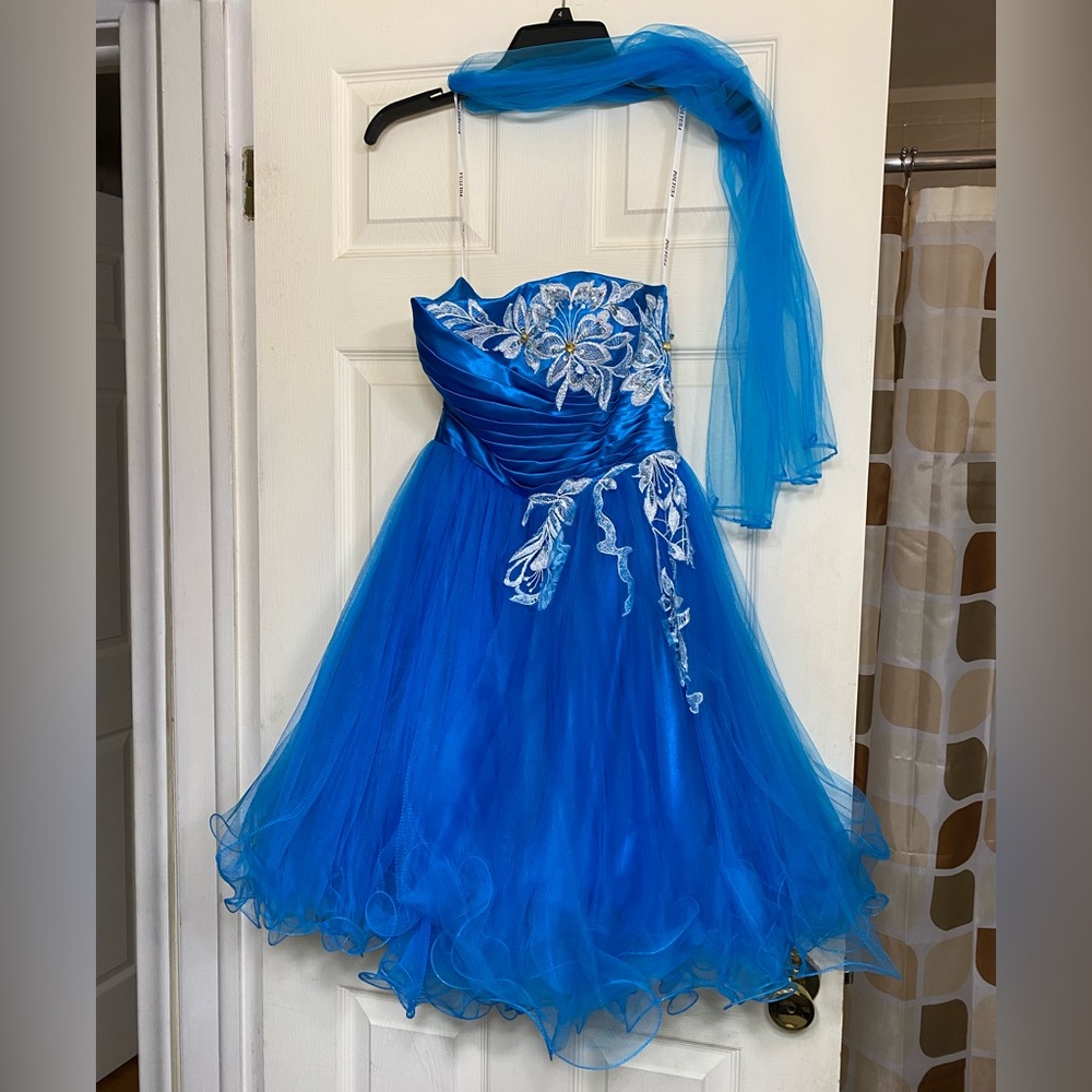 Blue Party Dress